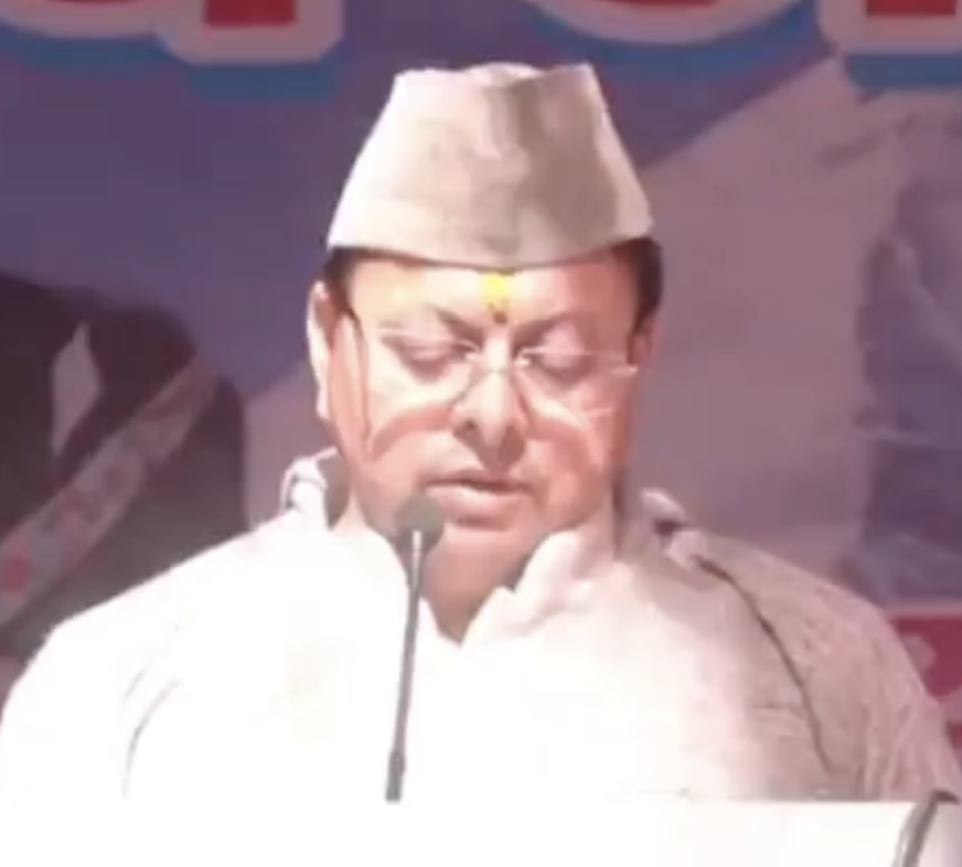 In Chamoli, CM Dhami Links Anti-Conversion Push to ‘Mullawadi Mentality’
