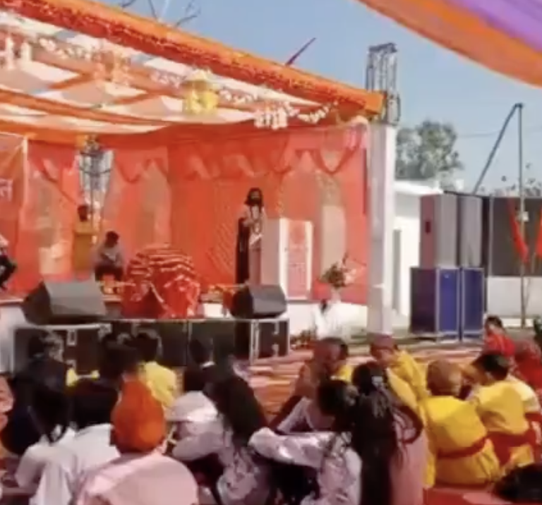 In Ramnagar, Virat Hindu Sammelan Speaker Frames Abrahamic Religions as Threat to Hindu Survival