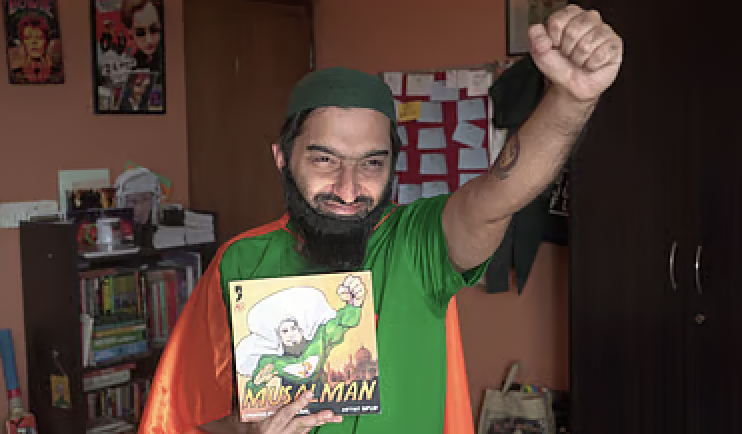Musalman, a superhero fights hate with humour in Bengaluru (Deccan Herald)