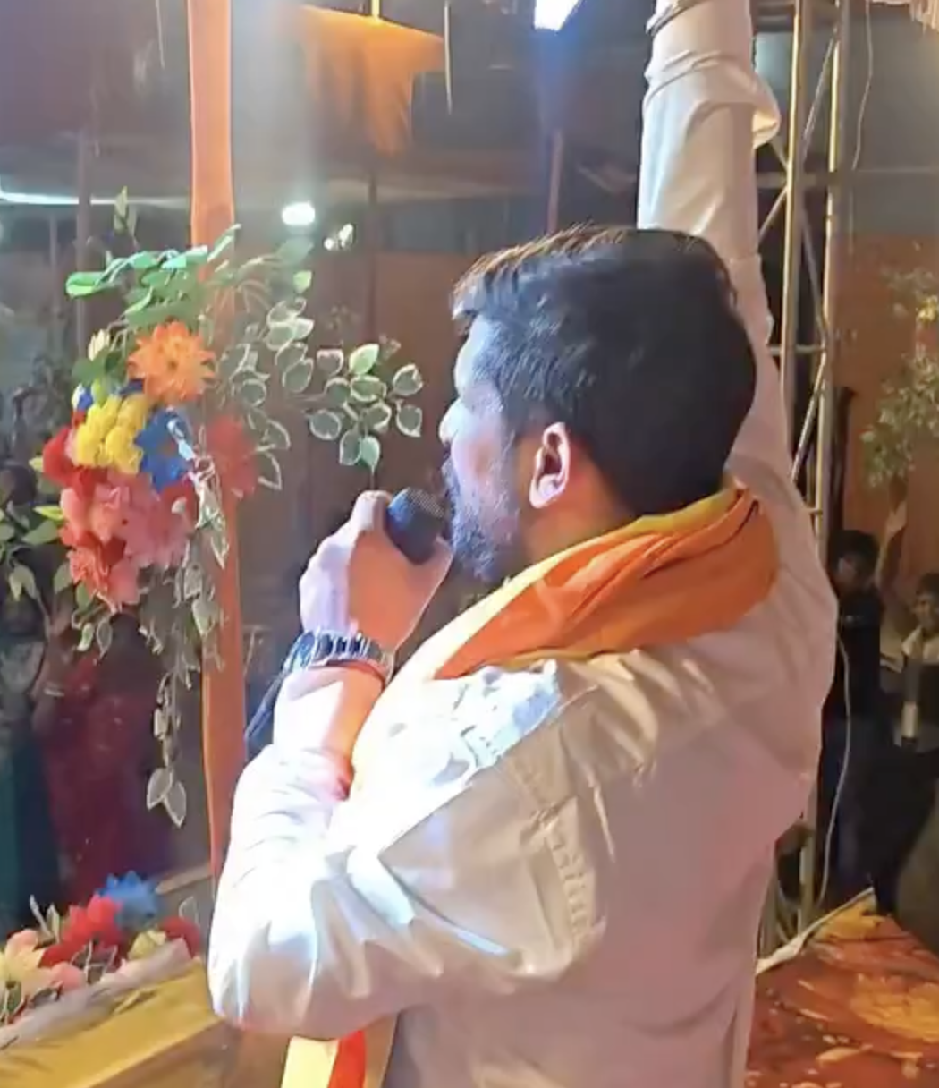 In Ranchi, Bhairav Singh Leads Oath Against “Love Jihad” and Religious Conversion