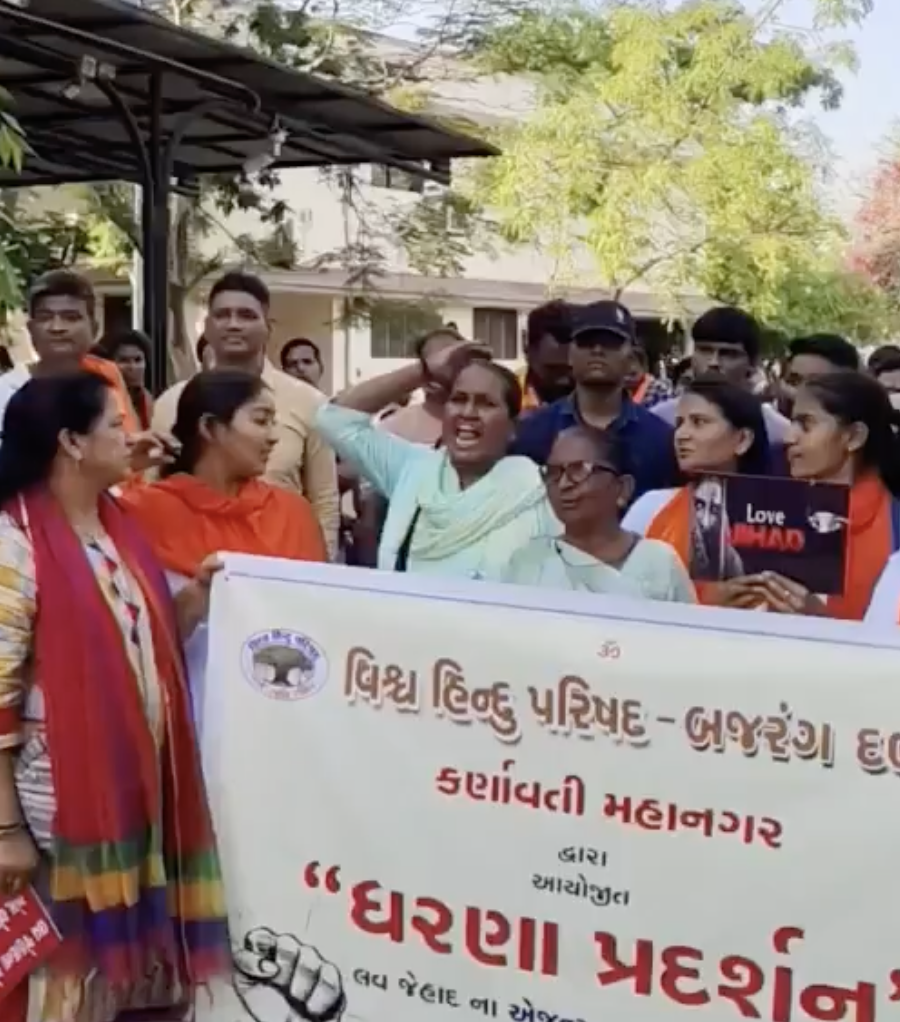 In Ahmedabad, Protesters Raise Slogans Calling for Action Against ‘Love Jihadis’