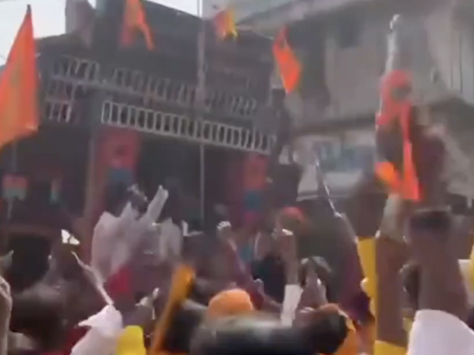 In Birbhum, Ram Navami Procession Participants Brandish Pistols and Swords