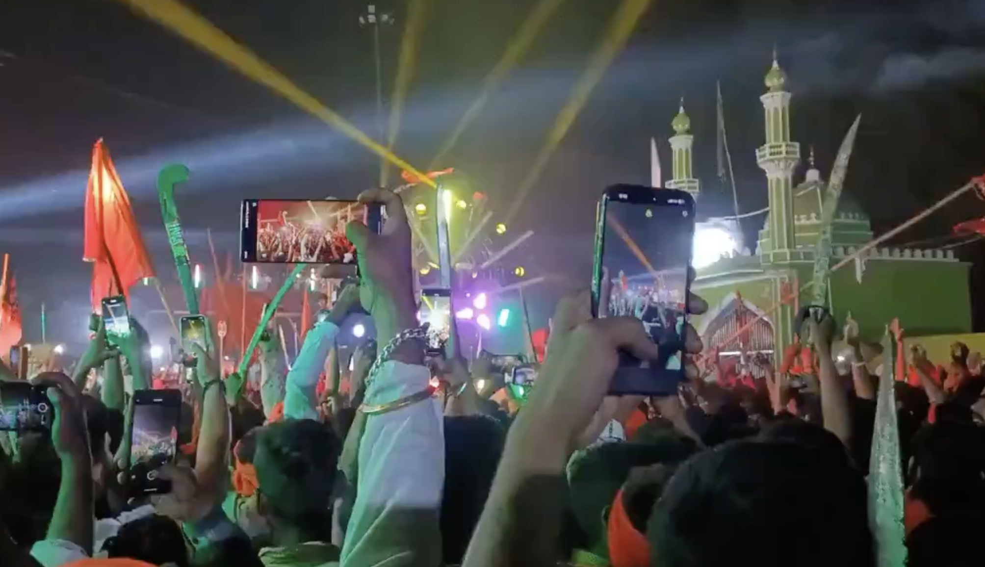 In Rohtas, Ram Navami Procession Features Large-Scale Weapons Display