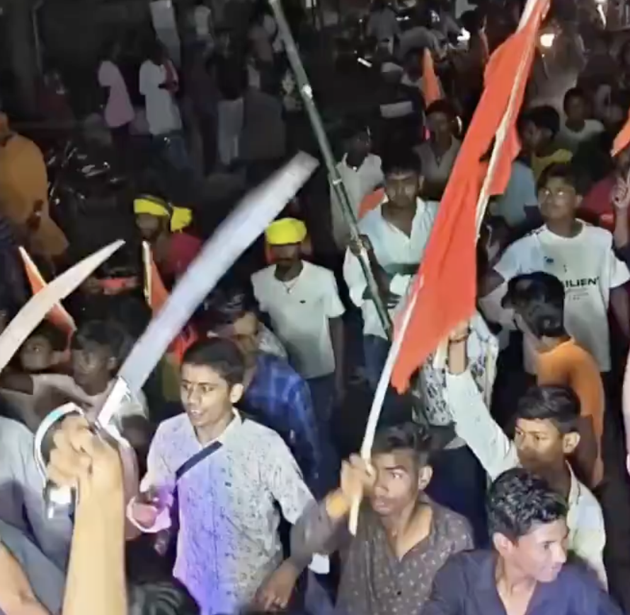 In Muzaffarpur, Ram Navami Shobha Yatra Participants Brandish Swords
