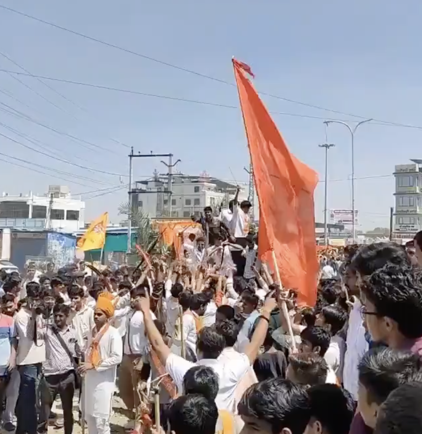 In Balotra, Ram Navami Procession Features Weapons and ‘Love Jihad’ Tableau