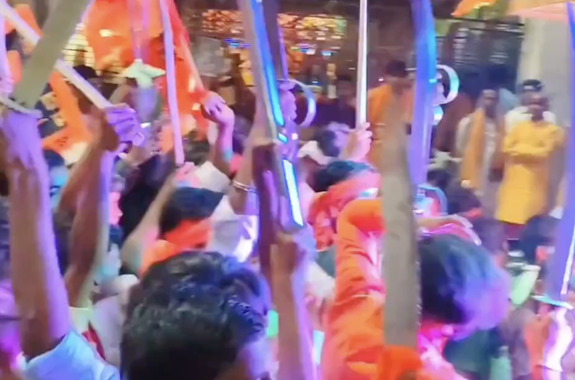 In Darbhanga, Ram Janmotsav Procession Features Open Display of Weapons