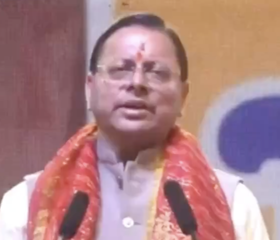 In Kashipur, CM Dhami Promotes ‘Love Jihad,’ ‘Land Jihad,’ and ‘Thook Jihad’ Narratives