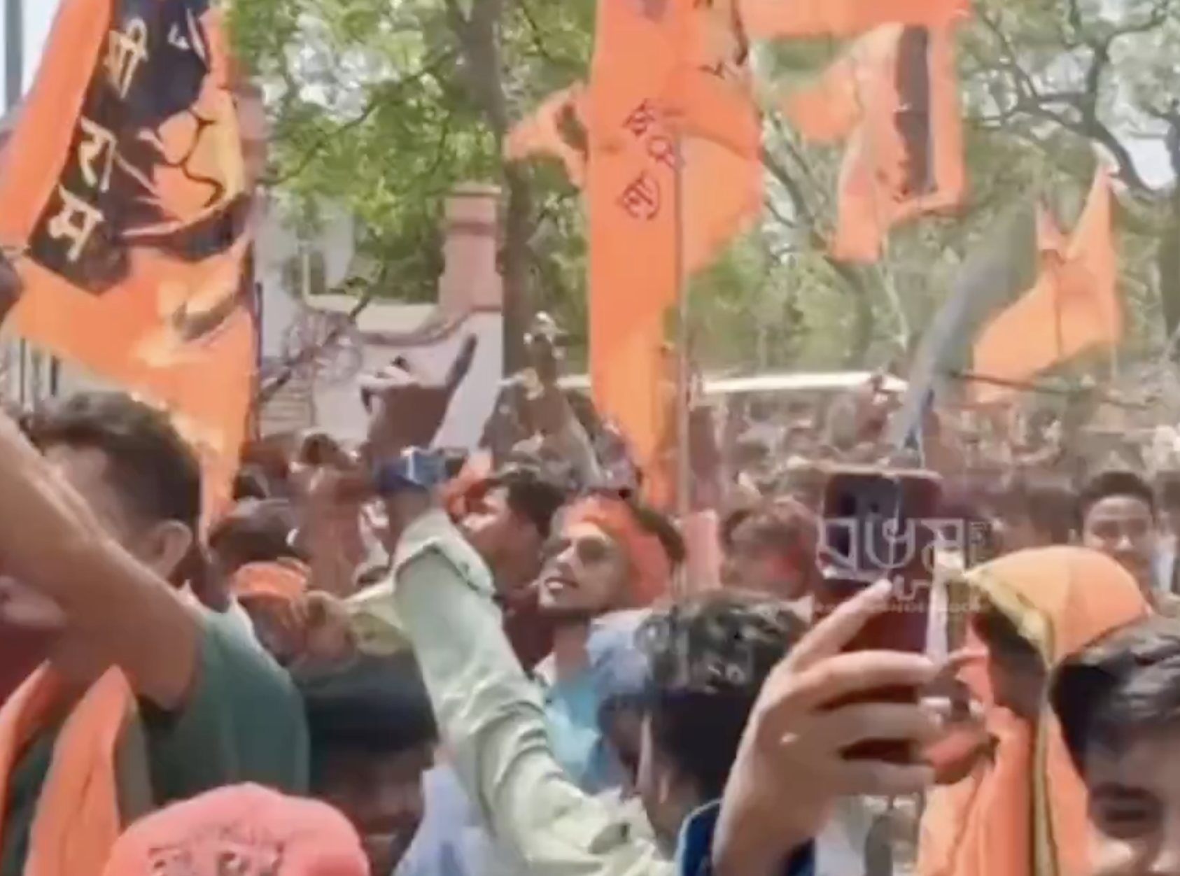 In Birbhum, BJP-Led Ram Navami Procession Features Large-Scale Weapons Display