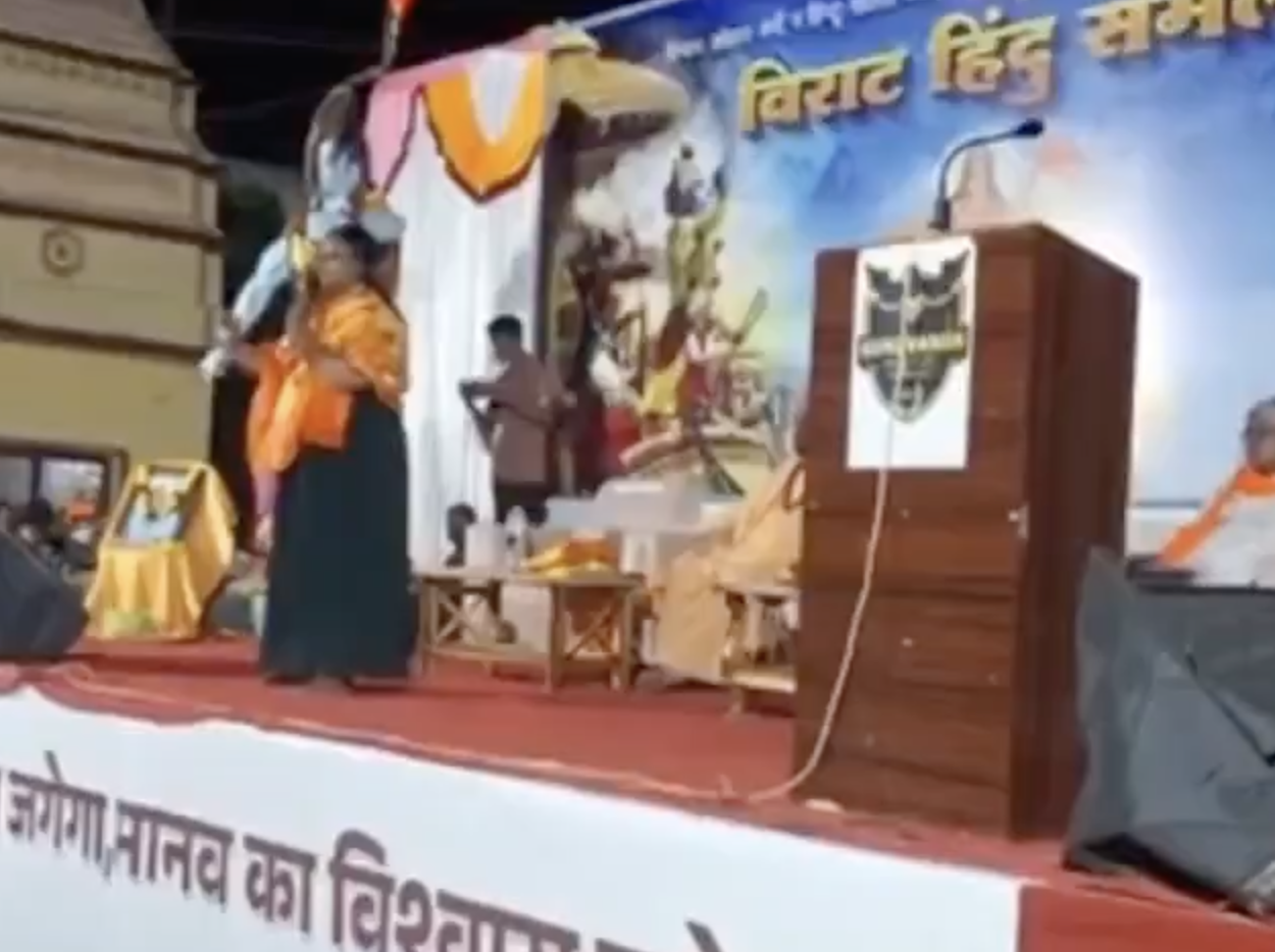 In Pune, Shreya Kulkarni Urges Hindu Women to Take Up Arms Against ‘Love Jihad’