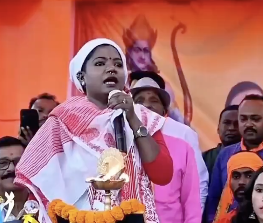 In Ranchi, Nisha Bhagat Targets Christians at Ram Navami Event