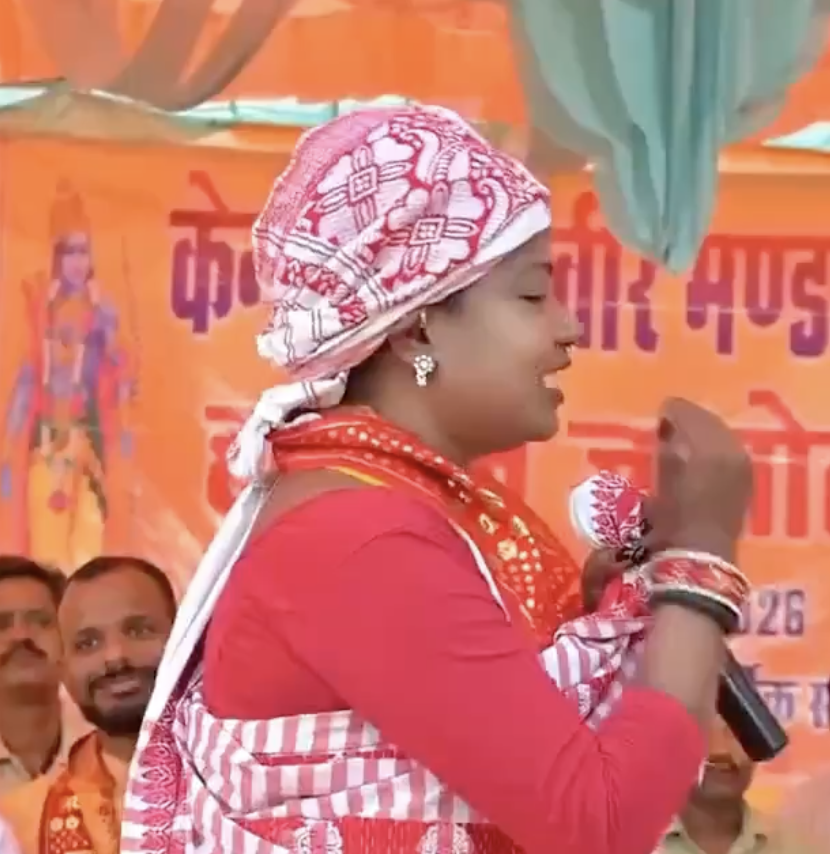 In Lohardaga, Nisha Bhagat Targets Christians and Muslims at Hanuman Janmotsav
