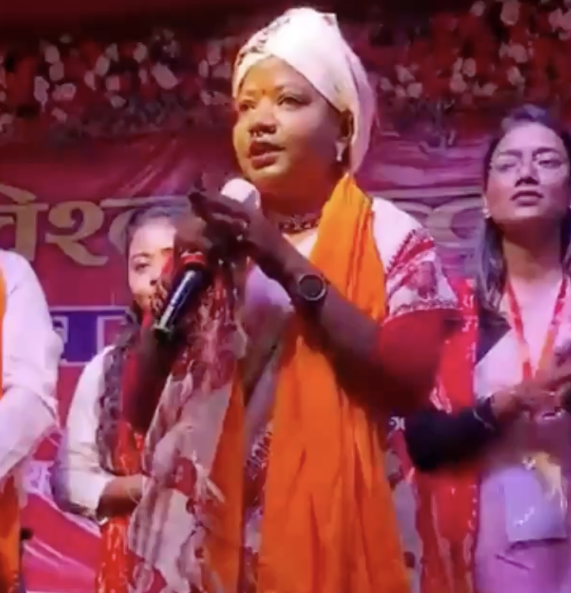 In Ramgarh, Nisha Bhagat Claims Christians Are Erasing Indian Culture