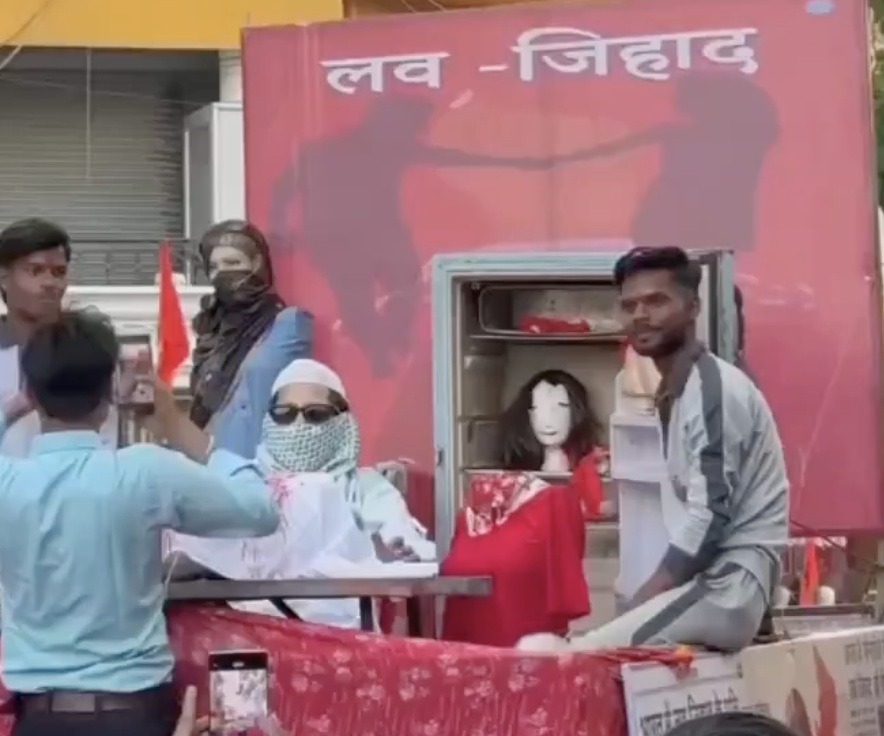 In Moradabad, VHP–Bajrang Dal Yatra Features ‘Love Jihad’ Tableau