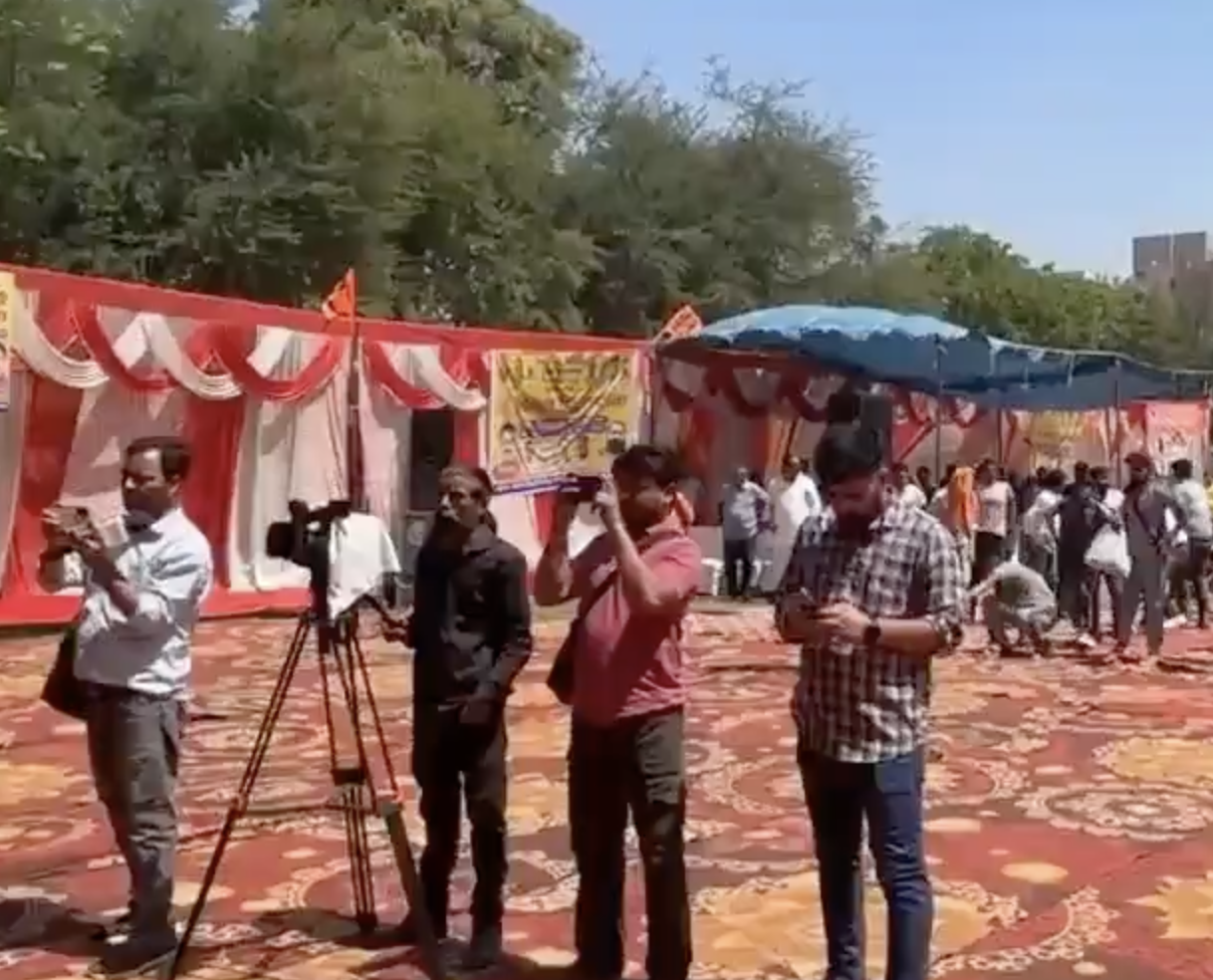 In Delhi, VHP–Bajrang Dal Holds Trishul Diksha for ‘Hindu Rashtra’