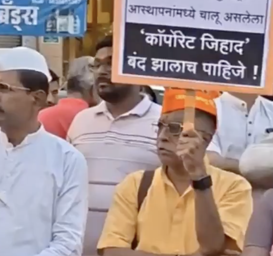 In Pune, Protesters Claim ‘Corporate Jihad’ Aims to Turn India into an Islamic State