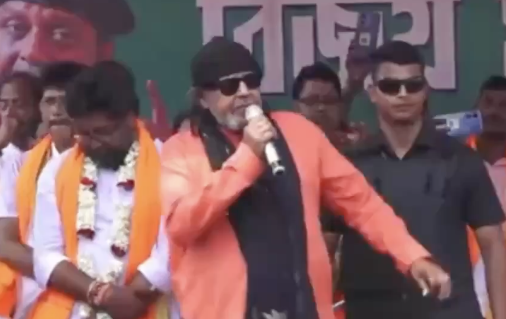 In Purba Bardhaman, Mithun Chakraborty Claims TMC Wants to Turn Bengal into ‘West Bangladesh’
