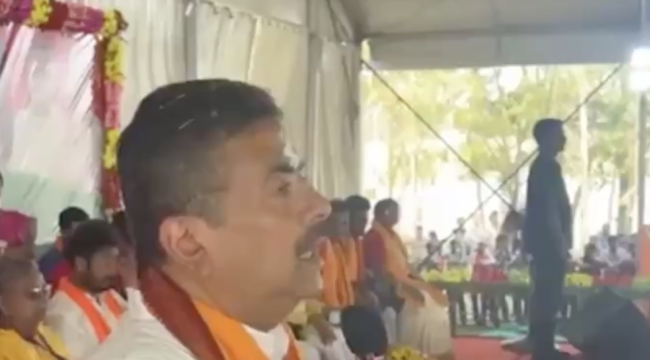 In Paschim Medinipur, Suvendu Adhikari Warns of Demographic Change and ‘Bangladeshi’ Influx