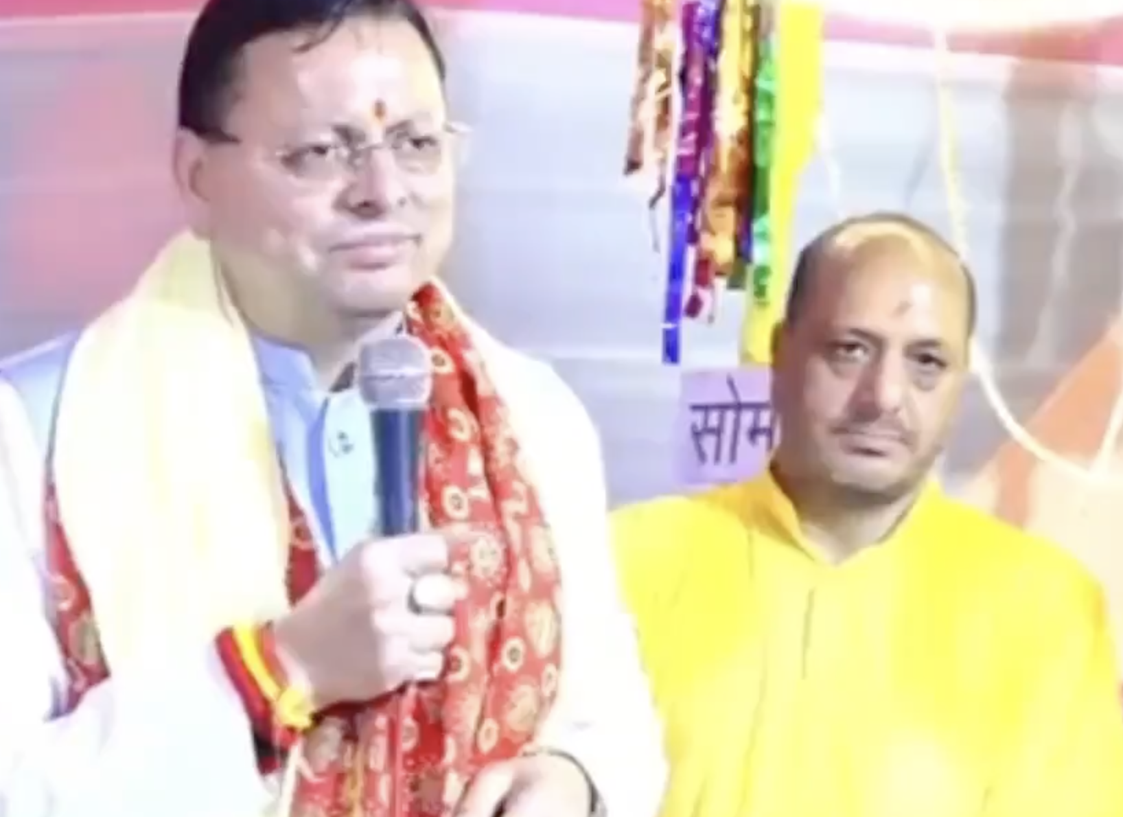 In Uttarkashi, CM Dhami Targets ‘Love Jihad,’ ‘Land Jihad,’ and Madrasas
