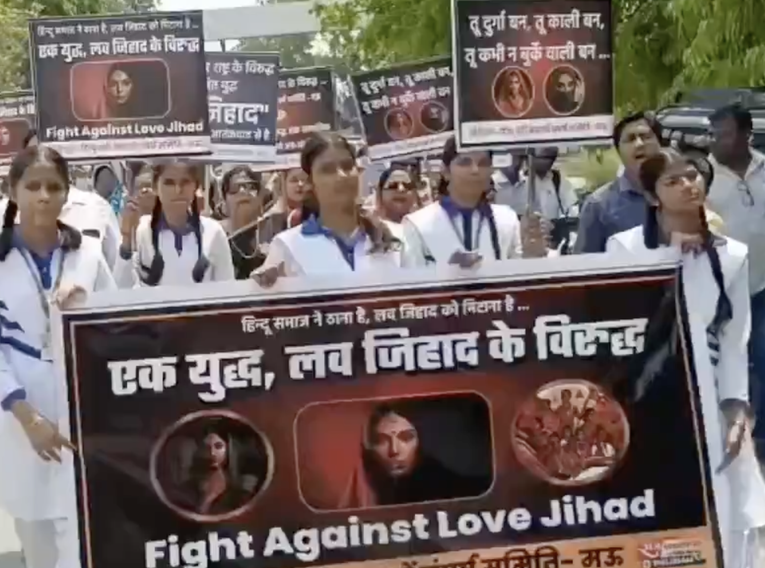 In Mau, Protest Against ‘Love Jihad’ Raises Anti-Muslim Slogans