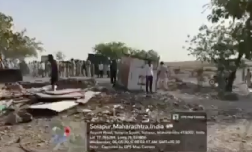In Solapur, Authorities Demolish Structures at Dawal Malik Baba Dargah