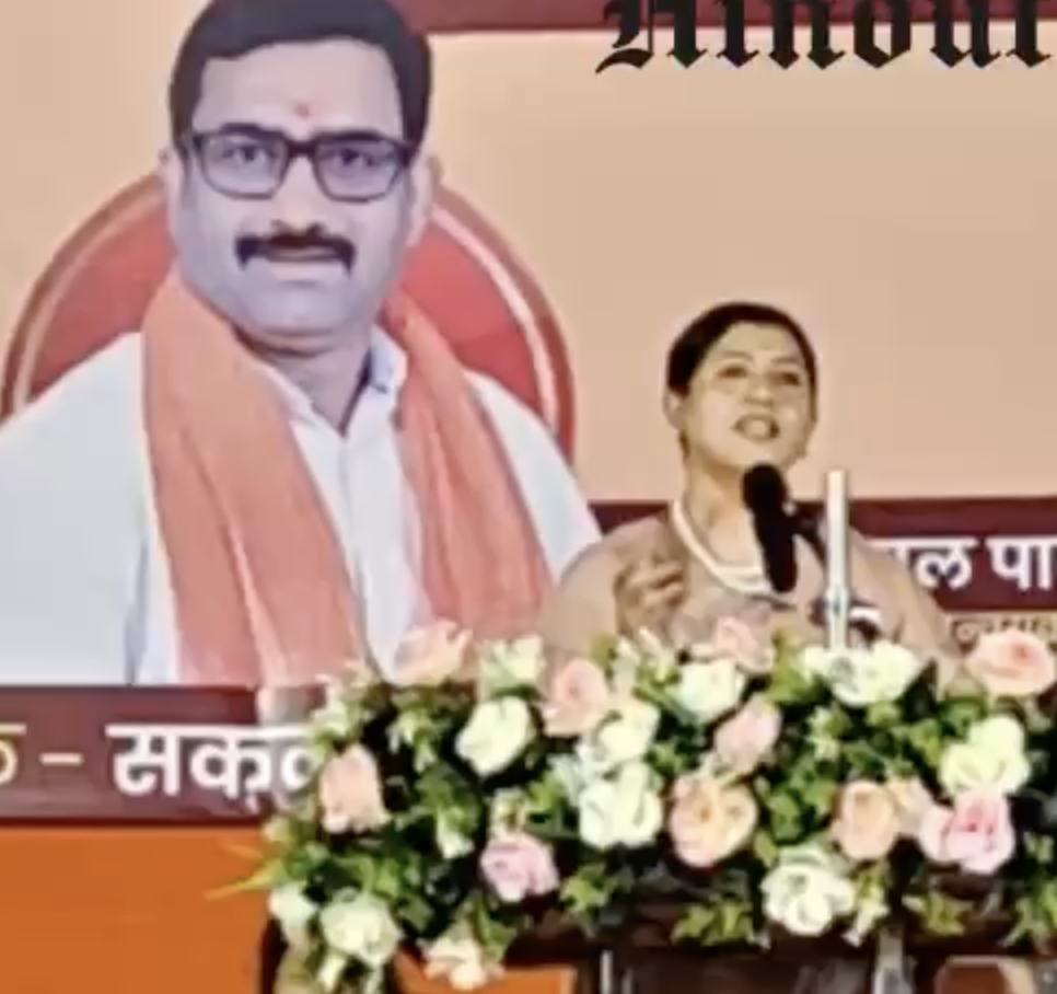 In Daryapur, Kajal Shingala Promotes “Love Jihad,” “Land Jihad” and Demographic Conspiracies