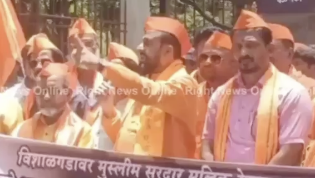 In Kolhapur, Hindu Ekta Andolan Demands Demolition of Dargahs Near Vishalgad Fort