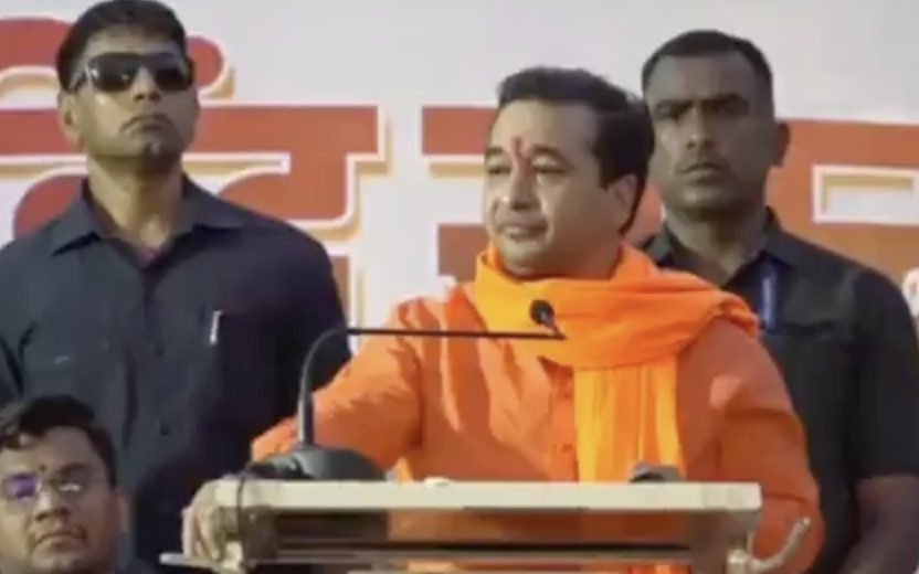 In Neral, BJP Minister Nitesh Rane Calls Muslims “Green Snakes” and Backs “Hindu Rashtra”