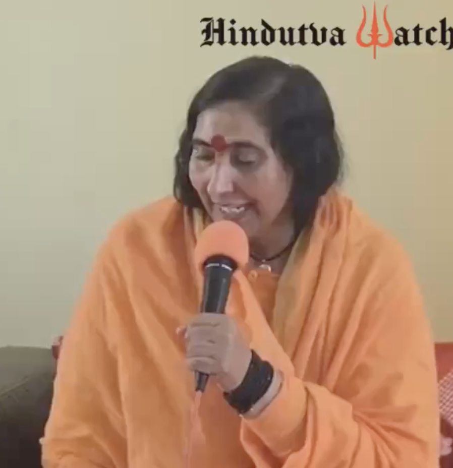 In Ayodhya, Sadhvi Ritambhara Calls “Love Jihad” a “Demon” and Urges Hindus to Act