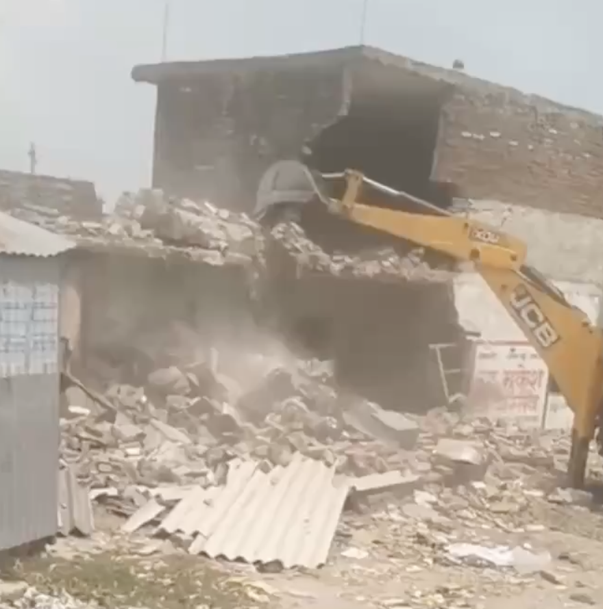 In Bahraich, Authorities Demolish Madrasa and Shops Over Alleged Encroachment