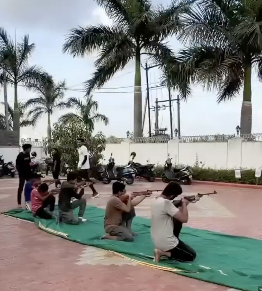In Surat, AHP-Rashtriya Bajrang Dal Holds Firearms and Weapons Training Camp