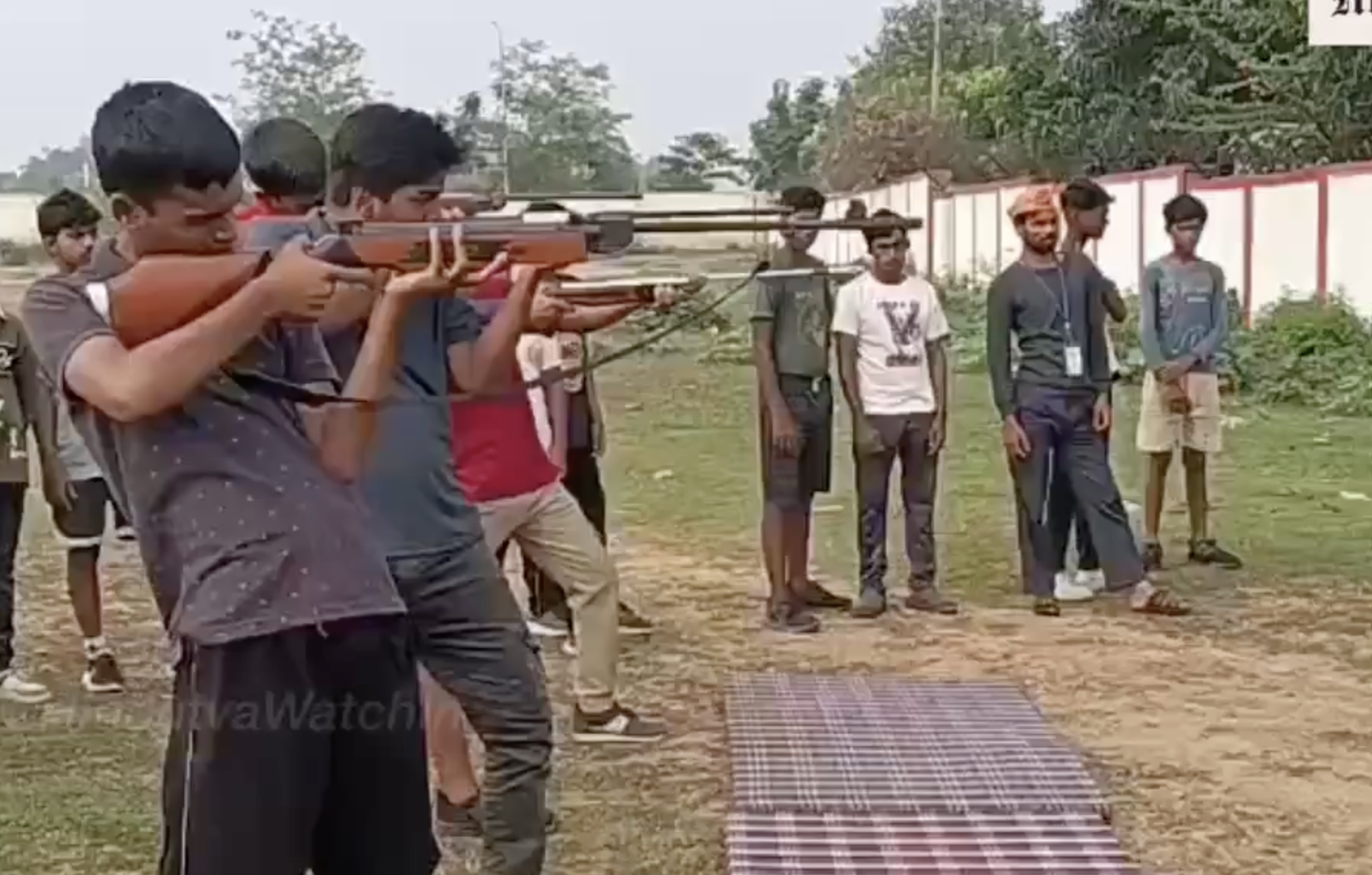 In Dumka, AHP-Rashtriya Bajrang Dal Holds Firearms Training Camp