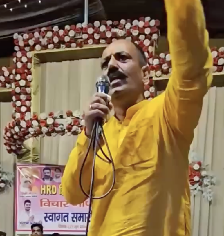 In Delhi, Hindu Raksha Dal Leader Says He Would Not Have Let “a Single Mulla Live” in District