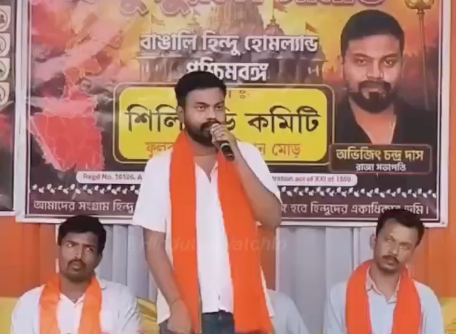 In Siliguri, Hindu Suraksha Samiti Leader Threatens to “Tear Out the Eyeballs” of “Jihadis”
