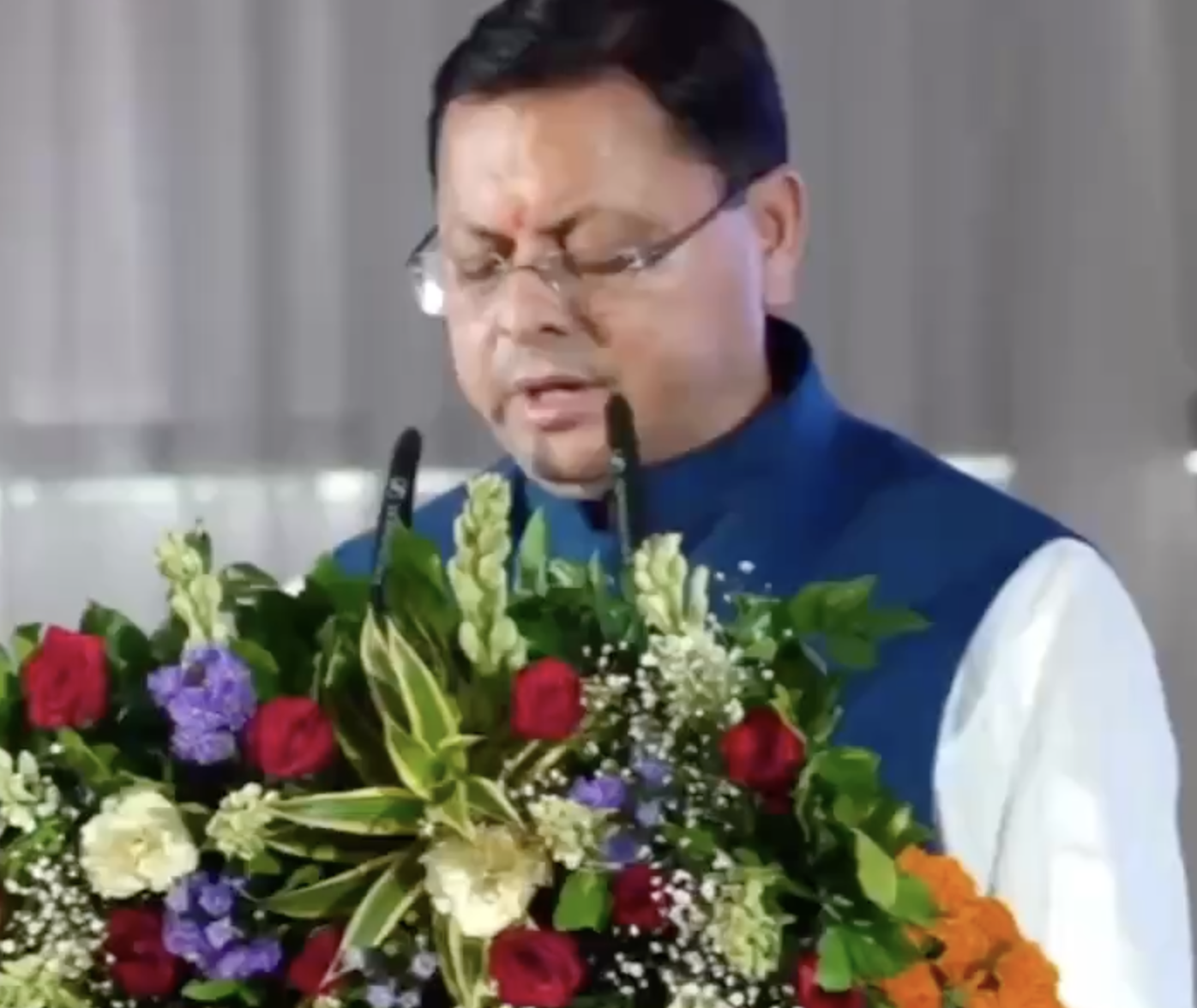 In Rishikesh, CM Dhami Promotes “Love Jihad,” “Land Jihad” and “Thook Jihad” Conspiracies