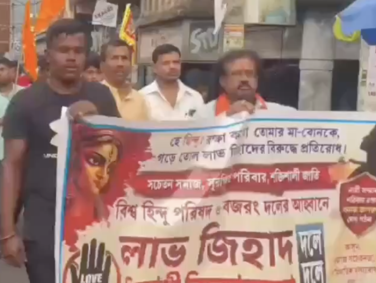 In West Bengal, Hindu Nationalist Protesters Chant “Jihadis, Leave Bengal”