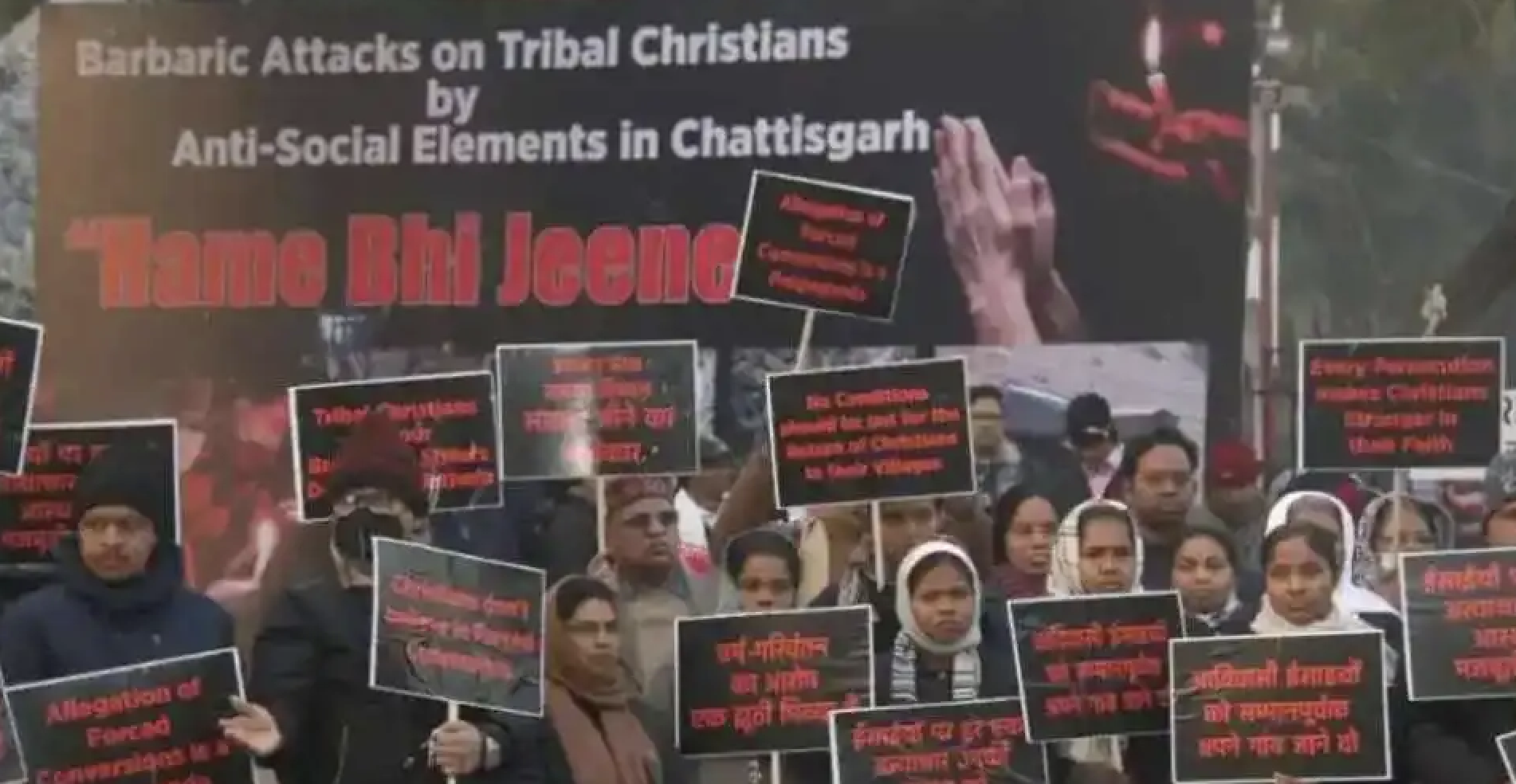 Christian women held after prayer meeting disrupted in India (UCA News)